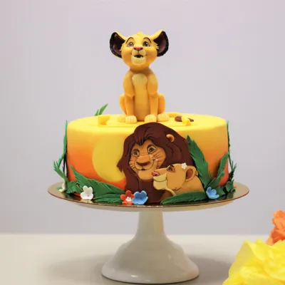 Торт Король лев без мастики