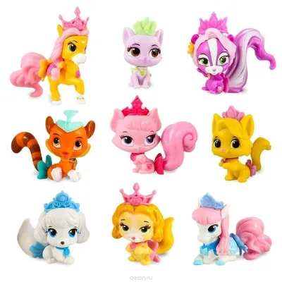 Набор из 9 фигурок Королевские питомцы принцессы Диснея | Disney princess  palace pets, Palace pets, Princess palace pets
