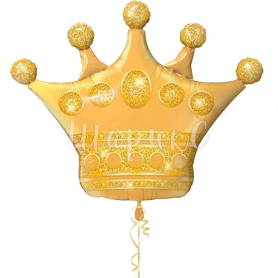 Корона королевская золотая (пластик) 65,5*11,5см