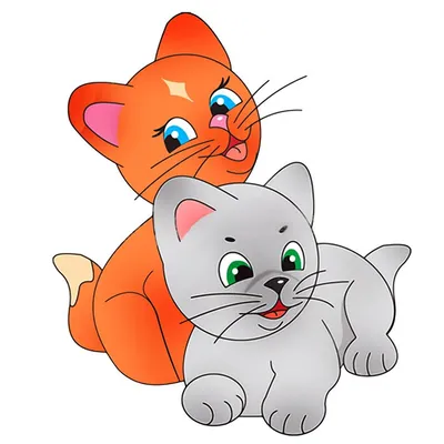 нарисованная иллюстрация лежащего котенка с голубыми глазами, нарисованные картинки  кошек, кошка, мультфильм фон картинки и Фото для бесплатной загрузки