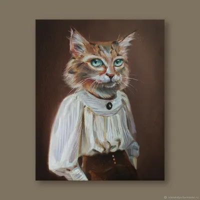 кошки, одетые в винтажную одежду в викторианском стиле, изображают в стиле  забавных милых кошек 19-го века в человеческой одежде. Иллюстрация штока -  иллюстрации насчитывающей вычура, характер: 269859946