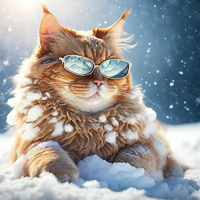 Нева маскарадовская сибирская кошка в снегу Стоковое Фото - изображение  насчитывающей пункт, разведенными: 237378672