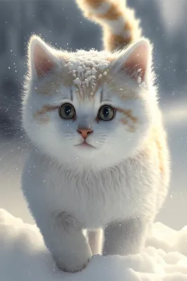 🐱Мерзнут ли у кошки лапки на снегу | Нос, хвост, лапы | Дзен