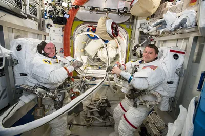 Американские астронавты провели семь часов в открытом космосе | Ямал-Медиа