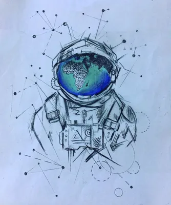 Идеи для срисовки космос легкие для начинающих карандашом (90 фото) » идеи  рисунков для срисовки и картинки в стиле арт - АРТ.КАРТИНКОФ.КЛАБ