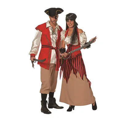 Карнавальный костюм Пирата LA MASCARADE (Черный, белый, красный) 104395  #187800