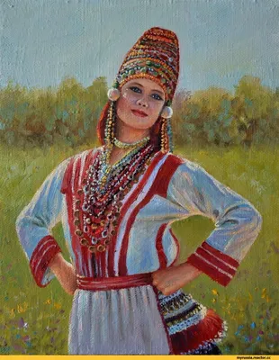 Women's costume of the peoples of the North «Shining» - Sudarushka