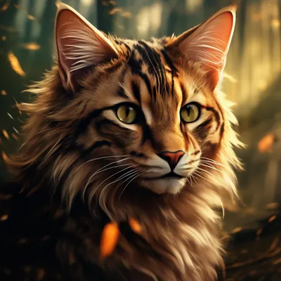 Коты воители арт» — создано в Шедевруме