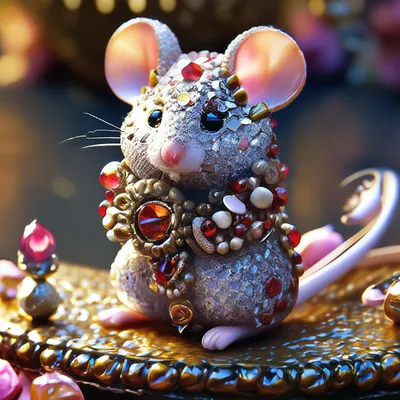 Фотореализм, красивая мышка, красивые …» — создано в Шедевруме