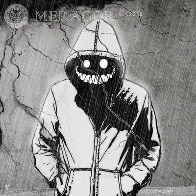 MERAGOR | Черно белый рисунок на аватар парню