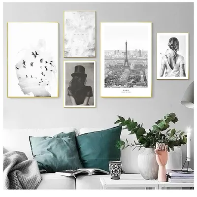 Красивые флизелиновые черно-белые фотообои на кухню 416x254 см Девушка с  бабочкой рисунок красками (ID#1894469861), цена: 2000 ₴, купить на Prom.ua