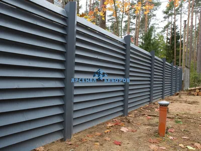 Забор своими руками деревянный, кирпичный, из металлопрофиля - ОтделНск