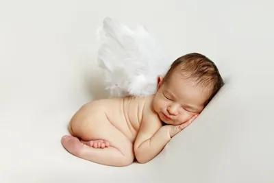 Фотосессия новорожденного в Москве Newborn Angel