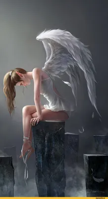 Девушка ангел с крыльями - 55 фото