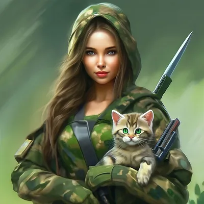 Солдат Красивые Девушки, Одетые В Камуфляж С Пистолетом Стоковые Фотографии  | FreeImages