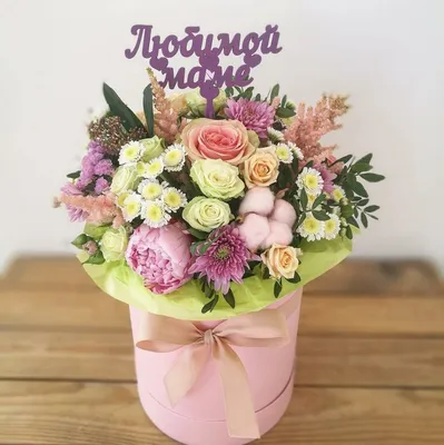 Букет цветов на день рождения маме - 80 фото