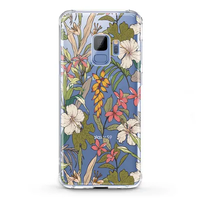 Силиконовый чехол Mcover для Samsung Galaxy S21+ / на Самсунг Галакси С21+,  Красивые цветы купить оптом | УспехМобайл