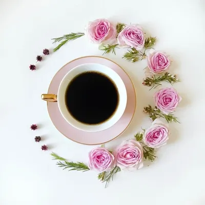 Картинки доброе утро цветы и кофе с надписью красивые (58 фото) » Картинки  и статусы про окружающий мир вокруг