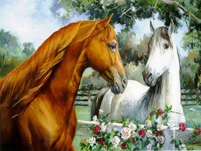 Красивые картинки лошадей (58 работ) » Картины, художники, фотографы на  Nevsepic