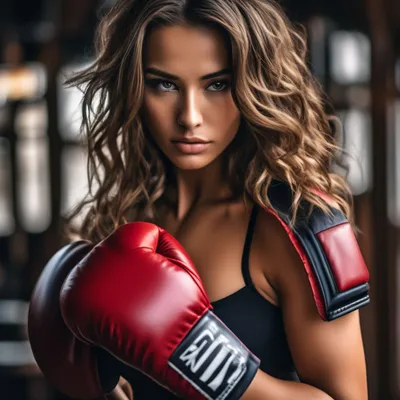 Красивый бокс женщины стоковое изображение. изображение насчитывающей удар  - 33651095