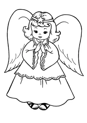 Ангел детский рисунок - 68 фото