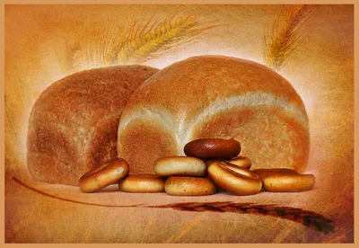 Красивые рисунки на хлебе - 73 фото