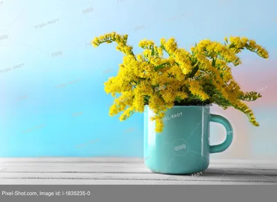 Магазин искусственных цветов №1 Искусственные цветы мимоза весенний букет
