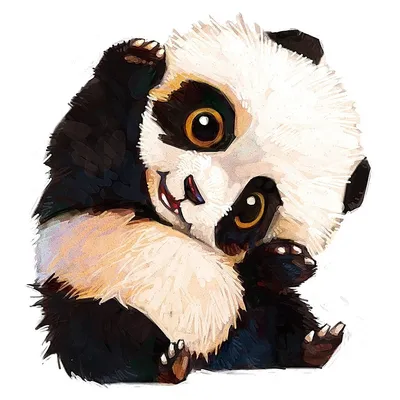Красивый рисунок панды - 73 фото