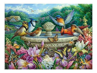 птицы и цветы PNG рисунок, картинки и пнг прозрачный для бесплатной  загрузки | Pngtree