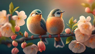 красивый узор дерева с цветами и птицами в китайском стиле. пастельные цвета.  Иллюстрация штока - иллюстрации насчитывающей биографической, бежевое:  269654956