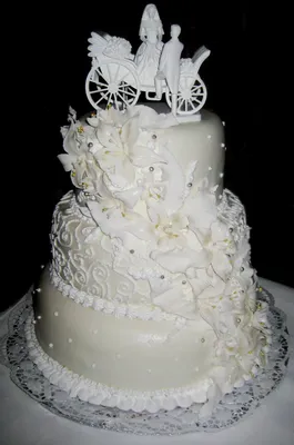 Красивые свадебные торты - взгляд не отвести