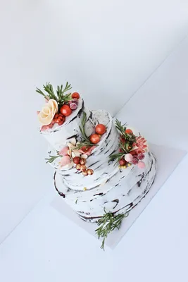 Красивые свадебные торты. 10 идей зимних тортов. Фото.