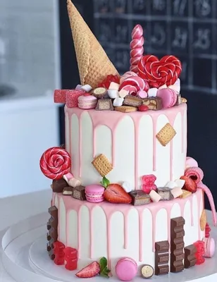 Торт «На день рождения» категории торты с ягодами и фруктами