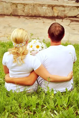 Пара Со Спины Это Любовь Цветы - Бесплатное фото на Pixabay - Pixabay