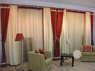 Купить шторы в гостиную в современном стиле недорого