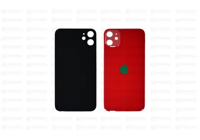 ЗАПЧАСТИ для APPLE :: ЗАПЧАСТИ для APPLE IPHONE :: ЗАДНИЕ КРЫШКИ для iPhone  :: Задняя крышка (стекло) для iPhone 11 (красная)