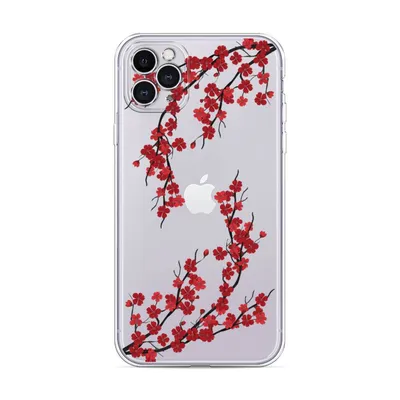 Чехол на Apple iPhone 11 Pro Max \"Красная сакура\", купить в Москве, цены в  интернет-магазинах на Мегамаркет