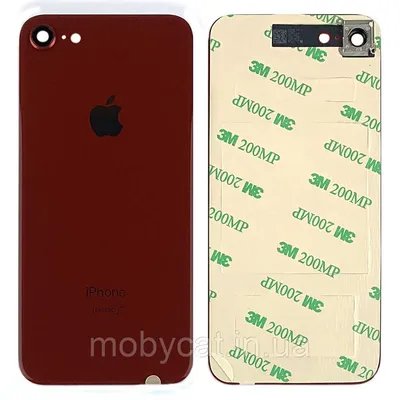 Купить Задняя крышка iPhone 11 red (красная) с увеличенным вырезом под  камеру Премиум AA | MEMATRIX.ru