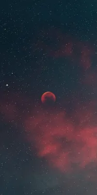 Красная луна | Обои галактика, Звезда обои, Изображения неба