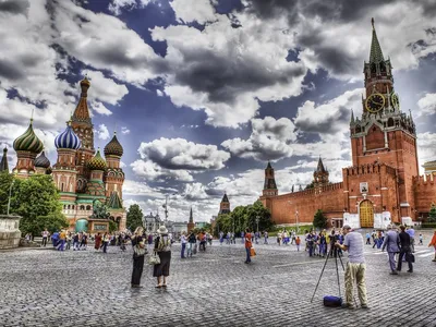Москва, Красная площадь» картина Радчинского Михаила маслом на холсте —  заказать на ArtNow.ru