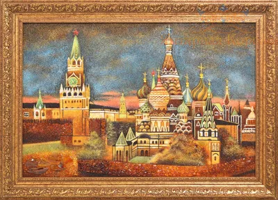 Красная площадь» картина Ермолаева Виталия (дерево, масло) — купить на  ArtNow.ru