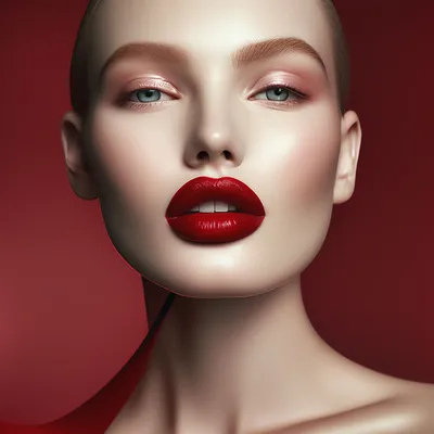 Красная помада для блондинок: делаем макияж с акцентом на губы как у Мелисы  Донгель | theGirl