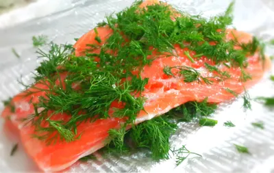 Красная рыба, запеченная в фольге, с картофелем рецепт – Русская кухня:  Основные блюда. «Еда»