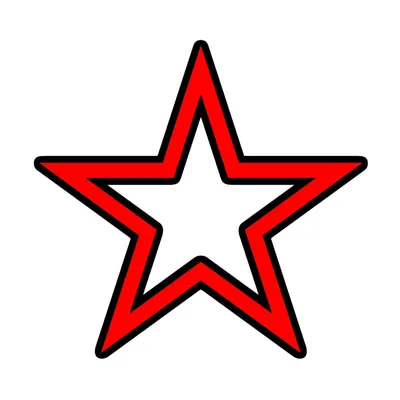 Красная звезда с серпом и молотом. Звезда, как советский солдат . Векторное  изображение ©Ninchik 190256424