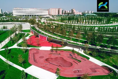 Скейт парк в Краснодаре. Площадка на стадионе ФК Краснодар - FK-ramps
