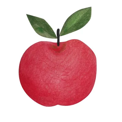Красное яблоко рисунок (41 фото) » Рисунки для срисовки и не только