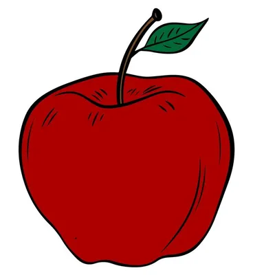 Значок красного яблока изолированный плоский яблочный фруктовый векторный  дизайн | Премиум векторы