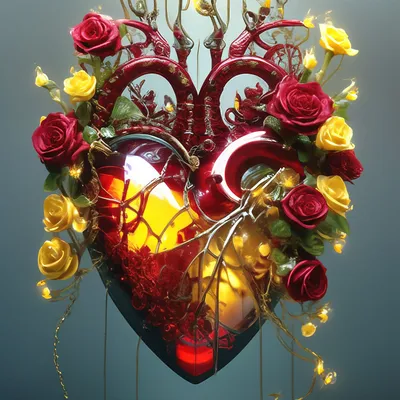 Букет цветов «Красное сердце» - закажи с бесплатной доставкой в Москве от  30 мин