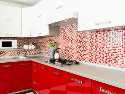 Красная Кухня в Интерьере (115+ Фото): Дизайн в Ярких Контрастах | Красная  кухня, Интерьер, Дизайн