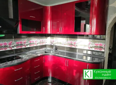 Дизайн красной кухни - идеи стильного интерьера с фото.